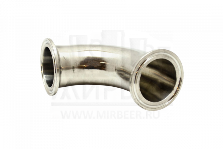 Отвод 90 градусов, под кламп DN2"