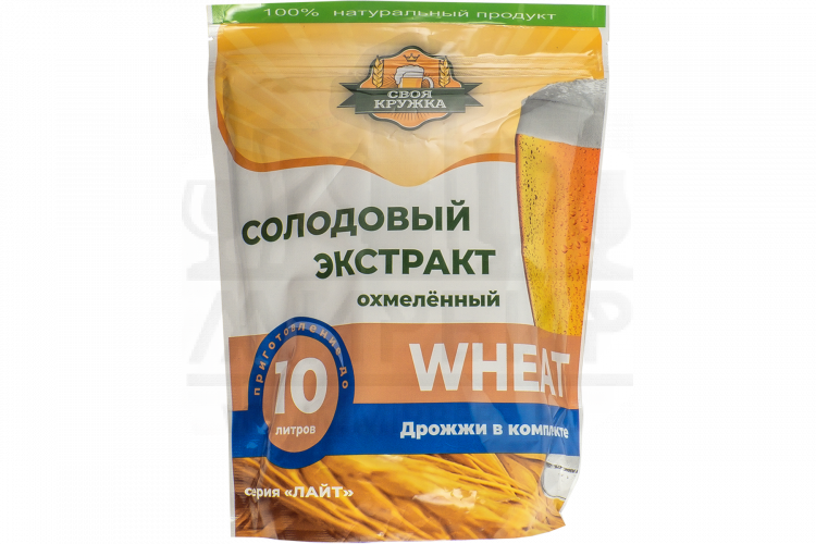 Солодовый экстракт Своя Кружка Лайт "Пшеничное", 1,6 кг.